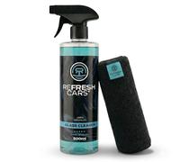 Refresh Cars Kit Limpiacristales Coche Triple Acción (500ml) - Limpia Lunas Sin Rastros ni Vaho. Efecto Auto-Secado y Anti-Huellas. Para Interior y Exterior. INCLUYE BAYETA Microfibra