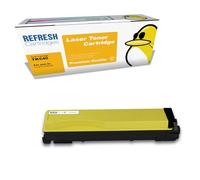 Refresh Cartridges CARTUCHO DE TÓNER REMANUFACTURADO recambio para Kyocera tk-540 Individual cartuchos y Multipacks - AMARILLO X1 (tk-540y)