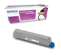 Refresh Cartridges Cartucho de Tóner Remanufacturado Repuesto para Oki 44643002 (Magenta)
