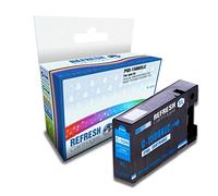 Refresh Cartridges Tinta Compatible Cartucho Recambio para Canon PGI-1500XLC (Cian)