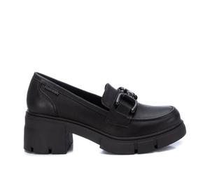 REFRESH Mocasines con Hebilla Negro -Altura tacón 6cm-