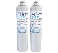 Refresh NSF-53 Premium - Filtro de agua para refrigerador compatible con Samsung DA29-00020A, DA29-00020B, HAF-CIN/EXP, 46-9101 - Modelo R-9101Plus / R-9101Plus-S (paquete de 2)