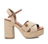 REFRESH - Sandalia Mujer Beige - Calzado Cómodo y Versátil - Moda casual - Modelo 17154401 (Talla 40)