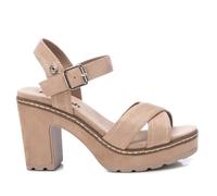 REFRESH - Sandalia Mujer Beige - Calzado Cómodo y Versátil - Moda casual - Modelo 17156004 (Talla 39)