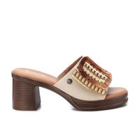 REFRESH - Sandalia Mujer Beige - Calzado Cómodo y Versátil - Moda casual - Modelo 17252201 (Talla 37)
