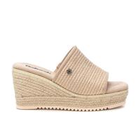 REFRESH - Sandalia Mujer Beige - Calzado Cómodo y Versátil - Moda casual - Modelo 17264902 (Talla 39)
