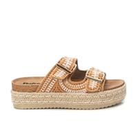 REFRESH - Sandalia Mujer Beige - Calzado Cómodo y Versátil - Moda casual - Modelo 17276002 (Talla 40)