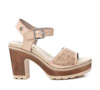 REFRESH - Sandalia Mujer Beige - Calzado Cómodo y Versátil - Moda casual - Modelo 17278102 (Talla 36)