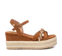 REFRESH - Sandalia Mujer Camel - Calzado Cómodo y Versátil - Moda casual - Modelo 17273601 (Talla 40)