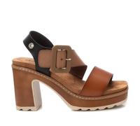 REFRESH - Sandalia Mujer Camel - Calzado Cómodo y Versátil - Moda casual - Modelo 17284301 (Talla 37)