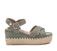 REFRESH - Sandalia Mujer Kaki - Calzado Cómodo y Versátil - Moda casual - Modelo 17058701 (Talla 39)