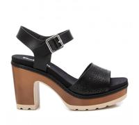 REFRESH - Sandalia Mujer Negro - Calzado Cómodo y Versátil - Moda casual - Modelo 17278104 (Talla 39)