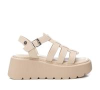 REFRESH - Sandalias Cangrejeras Mujer Beige - Calzado Cómodo y Versátil - Moda casual - Modelo 17186201 (Talla 40)