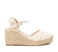 REFRESH - Sandalias con Cuña Mujer Beige - Calzado Cómodo y Versátil - Moda casual - Modelo 17195304 (Talla 41)