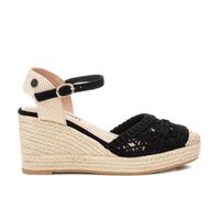 REFRESH - Sandalias con Cuña Mujer Negro - Calzado Cómodo y Versátil - Moda casual - Modelo 17195302 (Talla 40)