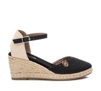 REFRESH - Sandalias con Cuña Mujer Negro - Calzado Cómodo y Versátil - Moda casual - Modelo 17196906 (Talla 37)