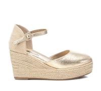 REFRESH - Sandalias con Cuña Mujer Oro - Calzado Cómodo y Versátil - Moda casual - Modelo 17195801 (Talla 39)
