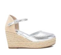 REFRESH - Sandalias con Cuña Mujer Plata - Calzado Cómodo y Versátil - Moda casual - Modelo 17195802 (Talla 37)