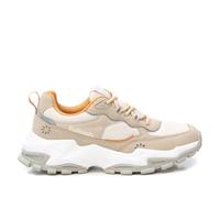 REFRESH - Zapatilla Mujer Beige - Calzado Cómodo y Versátil - Moda Casual - Modelo 17240403 (Talla 36)