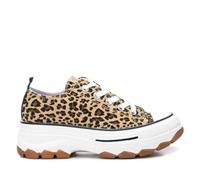 REFRESH - Zapatilla Mujer Leopardo - Calzado Cómodo y Versátil - Moda Casual - Modelo 17247711 (Talla 37)