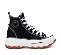 REFRESH - Zapatilla Mujer Negro - Calzado Cómodo y Versátil - Moda casual - Modelo 17247607 (Talla 38)