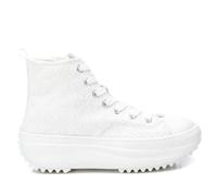 REFRESH - Zapatillas Abotinadas Mujer Blanco - Calzado Cómodo y Versátil - Moda casual - Modelo 17275301 (Talla 38)