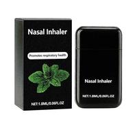 Refreshing Nasal Inhaler, Portable Nose Stick with 1.8ml Soothing Formula, Pocket-Sized Energy Booster for Working Studying Driving Travel Camping Focus Relief Daily Breathing Support
