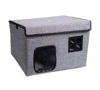 Refriando la casa de al Aire Libre | Refugio de enfriamiento de Gato de Verano | Cama de Mascotas Plegable para Perros y gatGos con Paquete de Hielo Interior de interor de interir | Refriando