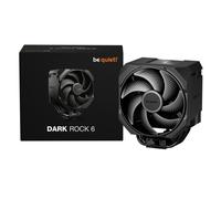 be quiet! Dark Rock 6 Refrigerador Por Aire, Alto Rendimiento De Refrigeración De La CPU, Modo Silencioso Semipasivo, 6 Tubos De Calor De Alto Rendimiento, Ventilador Silent Wings 135mm PWM