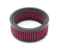 Refrigeración aire frío Filtro de aire flujo para motocicleta, redondo, gasa algodón 6 pulgadas, E-3226, apto para Harley, Cafe Racer, Bobber Esponja poliuretano denso