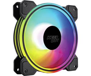 Refrigeración Aire KeepOut Ventilador 12 cm 1600 RPM LED ARGB Negro