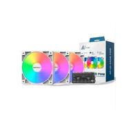 VENTILADOR 120X120 MONTECH GF120 PWM WHITE PACK 3 + HUB