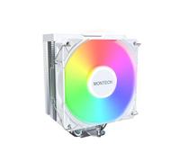 Refrigeración Aire Montech Socket LGA1700/AM5 120mm NX400 ARGB Blanco 4 Heatpipes