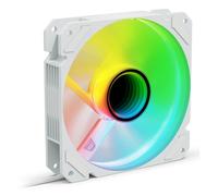 Refrigeración aire Sharkoon 120 mm SHARK Mirror PWM RGB REVERSE blanco
