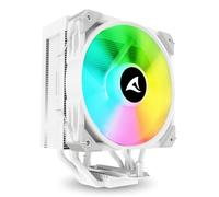 Refrigeración Aire Sharkoon Socket LGA1851 120mm A50 RGB 5 Heatpipes TDP 230W Efecto Espejo
