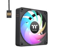 Thermaltake CT140 EX ARGB Sync 3 Pack | Ventilador PC 120mm con Conexión Magnética MagForce 2.0 | ARGB 5V con 9 LEDs Direccionables | Alto Flujo de Aire | Negro