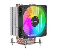UNYKAch Disipador CPU UNYCOOL H60 ARGB – 120 mm, 4 tubos de calor, PWM, LGA1700/AM4