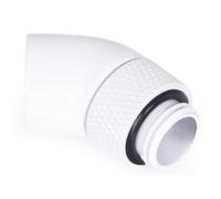 Refrigeración Líquida Alphacool Adaptador Ángulo 45º Giratorio 1/4" Blanco