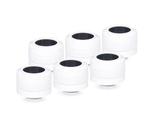 Refrigeración Líquida Alphacool Eiszapfen PRO 16mm HardTube Pack 6 Racores Blancos