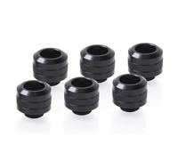 Refrigeración líquida Alphacool Kit racores Hardtube 1/4" negro latón