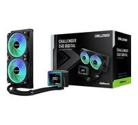 Refrigeración Líquida Asrock CPC Challenger 240mm 2 Ventiladores ARGB Negra