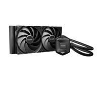 be quiet! Pure Loop 3 280 mm Sistema de refrigeración líquida todo en uno para sistemas AMD/Intel overclockeados, 2x ventiladores Pure Wings 3 140 mm PWM high-speed, bomba PWM silenciosa