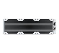 CORSAIR Hydro X Series XR5 360mm V2 Radiador de Refrigeración Líquida - Compatible con iCUE Link - 3 Soportes de Ventilador de 120 mm - Placas de protección de Tornillo - Roscas G1/4" - Blanco