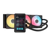 CORSAIR iCUE LINK TITAN II 360 LCD Refrigeración Líquida AIO - Negro | Pantalla LCD IPS de 5", 720 x 1280, Ventiladores RX II RGB, Entrada DisplayPort, iCUE LINK System Hub incluido