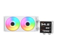 Refrigeración Líquida Cougar CGR-PSDVPRGB-W-240 240mm 2 Ventiladores RGB Blanco