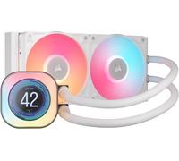 Refrigeración Líquida CPU Corsair iCUE LINK TITAN 240 RX LCD RGB 240mm Blanco