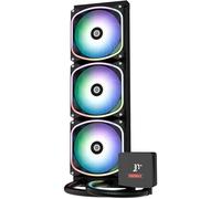 ENERMAX AquafUSION II 360 mm ARGB AIO CPU de refrigeración por agua|Dual Chamber|TDP 370 W+|Intel LGA 1851/1700/115x/2066|AMD AM5/AM4 | Pantalla digital | 3 x ventiladores SquA RGB ADV 120 PWM |