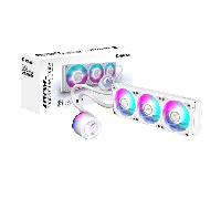 GIGABYTE AORUS WATERFORCE X II 360 Ice Refrigerador de CPU líquido AIO - 3X Ventiladores ARGB de 120 mm, Pantalla LCD a Todo Color, Daisy-Chain, Compatible con Intel LGA 1851 y AMD AM5