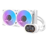 Refrigeración líquida Darkflash DH240D WHITE v2 240mm 2 ventiladores ARGB