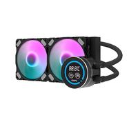 Refrigeración líquida darkFlash DN-D240 240 mm LCD 2 ventiladores ARGB alto rendimiento